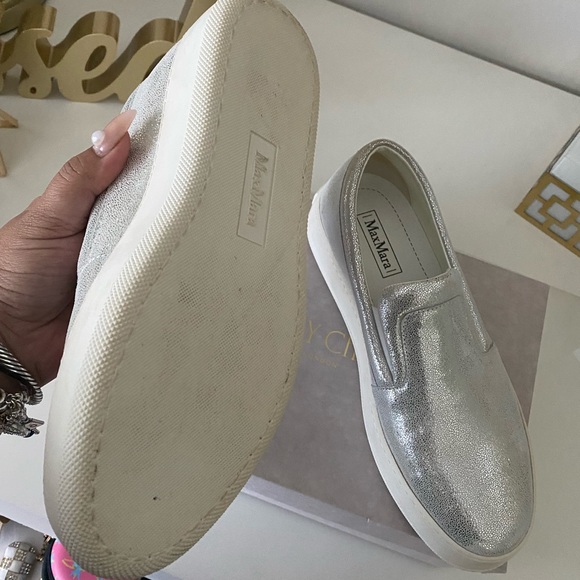 Max Mara Sneakers in Silver - Picture 3 of 3